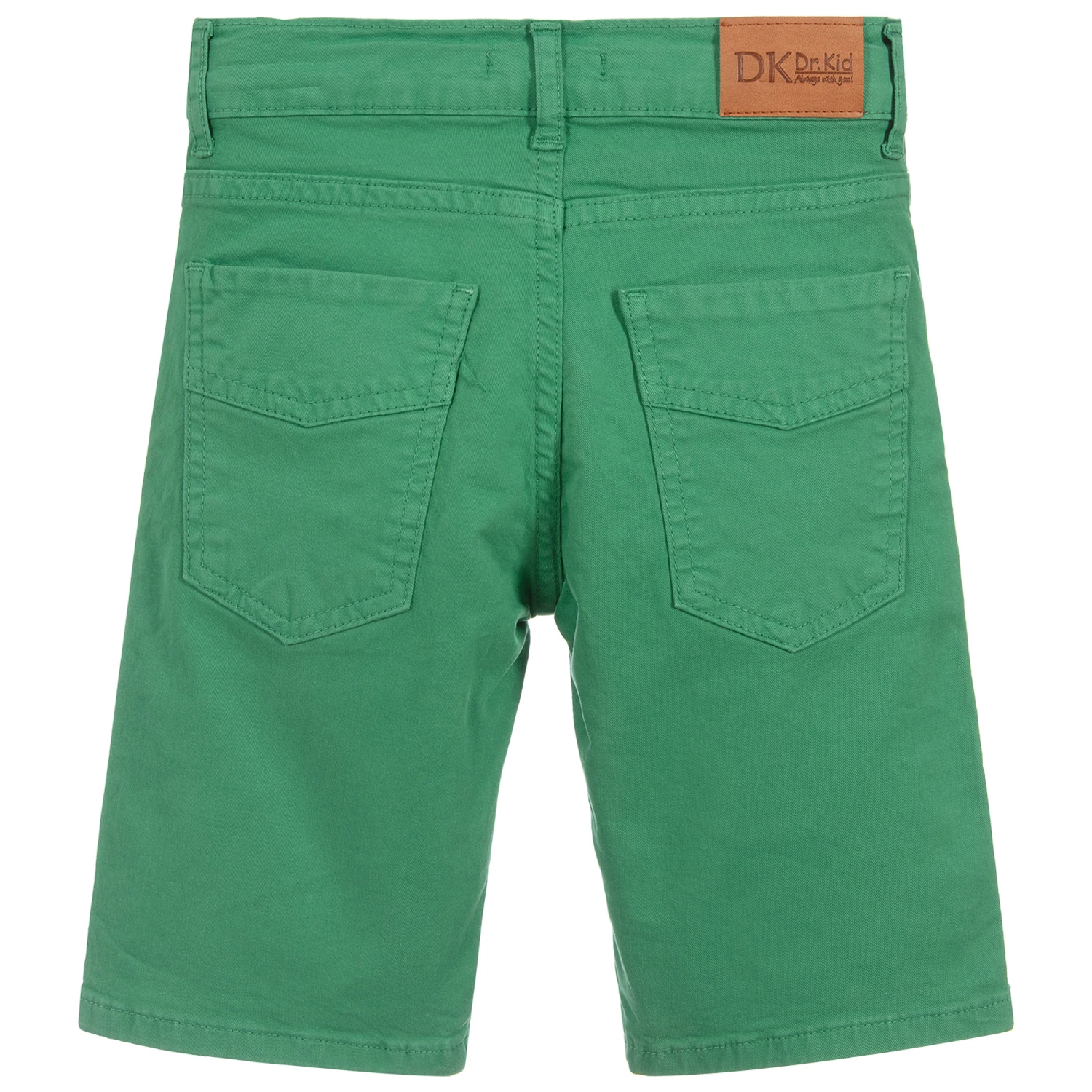Dr. Kid Boys Green Bermuda Shorts 2 Dr. Kid Boys Green Bermuda Shorts - Image 2
