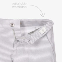 Dr. Kid Boys Grey Stripe Cotton Trousers -The Little Outfit Sales Store dr kid boys grey stripe cotton trousers 538002 c81bd816de869bb239ea56e1372b7ea1bea757f1