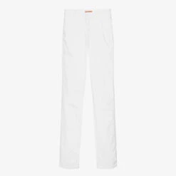 Dr. Kid Boys White Cotton Trousers