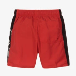 EA7 Emporio Armani Boys Red & Black Logo Swim Shorts -The Little Outfit Sales Store ea7 emporio armani boys red black logo swim shorts 499998 116d1d29f0f67a23363fb6c31763a40825e8e230