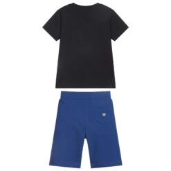 Emporio Armani Black & Royal Blue Shorts Set -The Little Outfit Sales Store emporio armani black royal blue shorts set 385509 b52e58eadba24f9b8148bb6d000bcb92a3255088