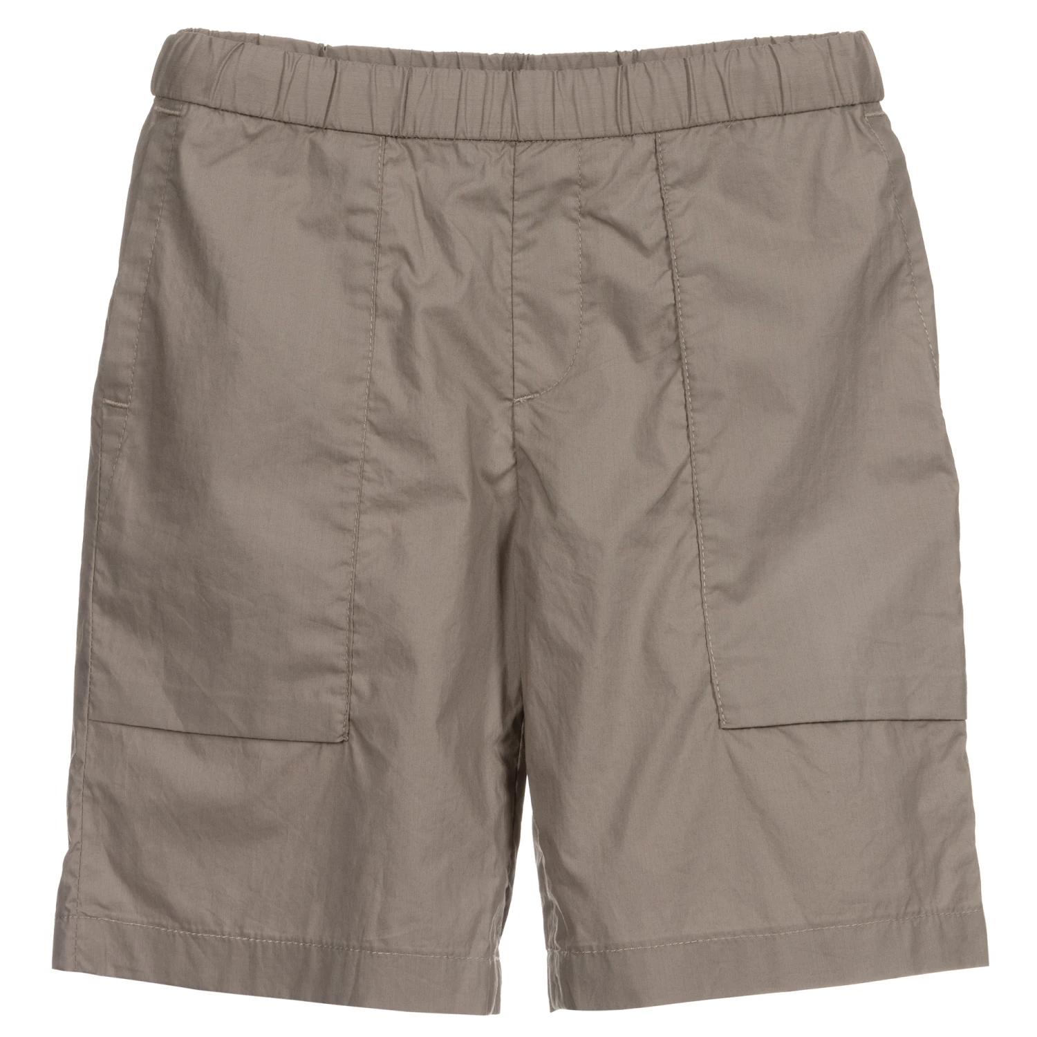 Emporio Armani Boys Beige Cotton Shorts 1 Emporio Armani Boys Beige Cotton Shorts