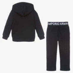 Emporio Armani Boys Blue Cotton Logo Tape Tracksuit -The Little Outfit Sales Store emporio armani boys blue cotton logo tape tracksuit 494104 49ffa159a05476694c157d6338c4b1d5b73c113e