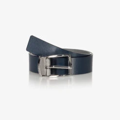 Emporio Armani Boys Blue & Grey Reversible Belt