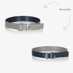 Emporio Armani Boys Blue & Grey Reversible Belt -The Little Outfit Sales Store emporio armani boys blue grey reversible belt 494089 c5a14fbc4b898ac854765003b7b33bc8f2ffbccf