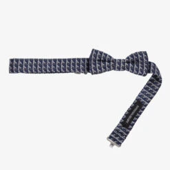 Emporio Armani Boys Blue Silk Logo Bow Tie -The Little Outfit Sales Store emporio armani boys blue silk logo bow tie 415476 10c20b35d19b263b79228c9e539ba565a1ae78f7