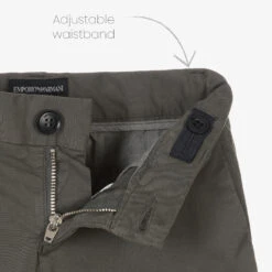 Emporio Armani Boys Grey Chino Trousers -The Little Outfit Sales Store emporio armani boys grey chino trousers 462604 41cf29664075a6b8c12ee8ed5521a7addb46169f