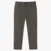Emporio Armani Boys Grey Chino Trousers