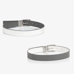 Emporio Armani Boys Grey & White Reversible Belt -The Little Outfit Sales Store emporio armani boys grey white reversible belt 494033 d7f9e93d8c2c8b6a81076a5eb56d0983f0e37a0b