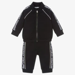 Emporio Armani Boys Navy Blue Logo Tracksuit