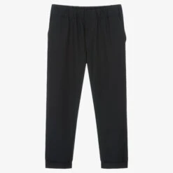 Emporio Armani Boys Smart Navy Blue Trousers