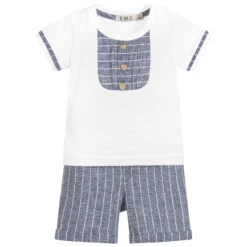 Everything Must Change Baby Boys Cotton Shorts Set