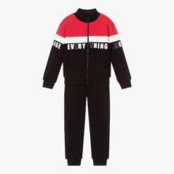 Everything Must Change Boys Black Logo Tracksuit