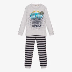 Everything Must Change Boys Grey Cotton Pyjamas