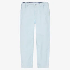 Everything Must Change Boys Light Blue Cotton Trousers