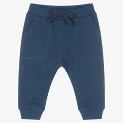 Falcotto By Naturino Boys Navy Blue Cotton Joggers