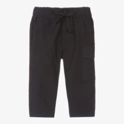 Falcotto By Naturino Boys Navy Blue Cotton Trousers