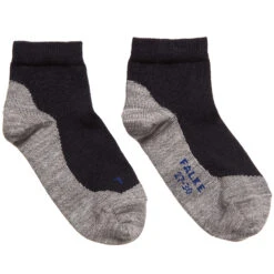 Falke Navy Blue Cotton Active Socks
