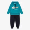 Foque Boys Blue Cotton Tracksuit