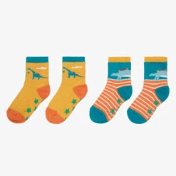 Frugi Yellow Dinosaur Socks (2 Pack) -The Little Outfit Sales Store frugi yellow dinosaur socks 2 pack 421487 d713e0864a35e2493b5a487603cb5bf14b7e6d90
