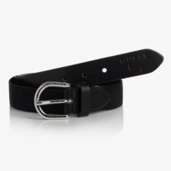 Guess Boys Black Elasticated Belt