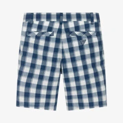 Guess Boys Blue & White Check Shorts -The Little Outfit Sales Store guess boys blue white check shorts 513248 5aa86ea91bc66a8219c40e9cceadf4cd88d9282b
