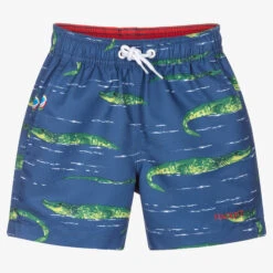 Hackett London Boys Blue Swim Shorts