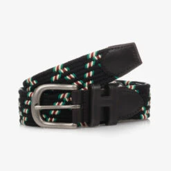 Hackett London Boys Dark Blue Woven Belt