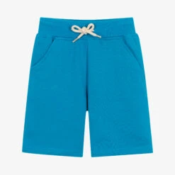 Hatley Boys Blue Cotton Jersey Shorts