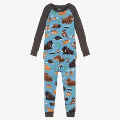 Hatley Boys Blue Cotton Pyjamas
