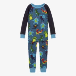 Hatley Boys Blue Monster Pyjamas