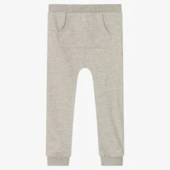 Hatley Boys Grey Cotton Joggers