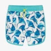 Hatley Boys White Swim Shorts (UPF50+)