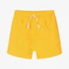 Hatley Boys Yellow Cotton Jersey Shorts