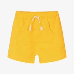 Hatley Boys Yellow Cotton Jersey Shorts