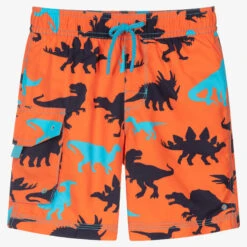 Hatley Orange Swim Shorts (UPF50+)