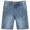 IDO Baby Blue Jersey Jean Shorts