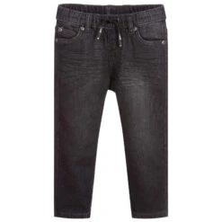 IDO Baby Boys Black Jersey Jeans