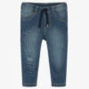 IDO Baby Boys Blue Cotton Jersey Jeans