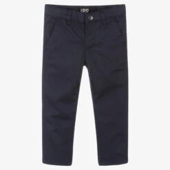 IDO Baby Boys Blue Cotton Trousers