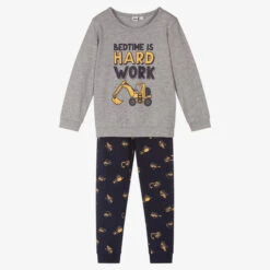 IDO Baby Boys Grey & Blue Pyjamas