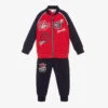 IDO Baby Boys Red & Navy Blue Tracksuit