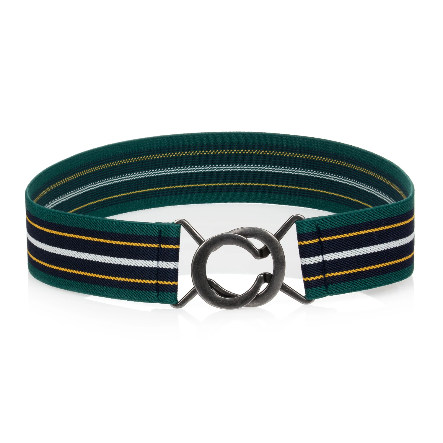 IDO Baby Green & Blue Elasticated Belt 2 IDO Baby Green & Blue Elasticated Belt - Image 2