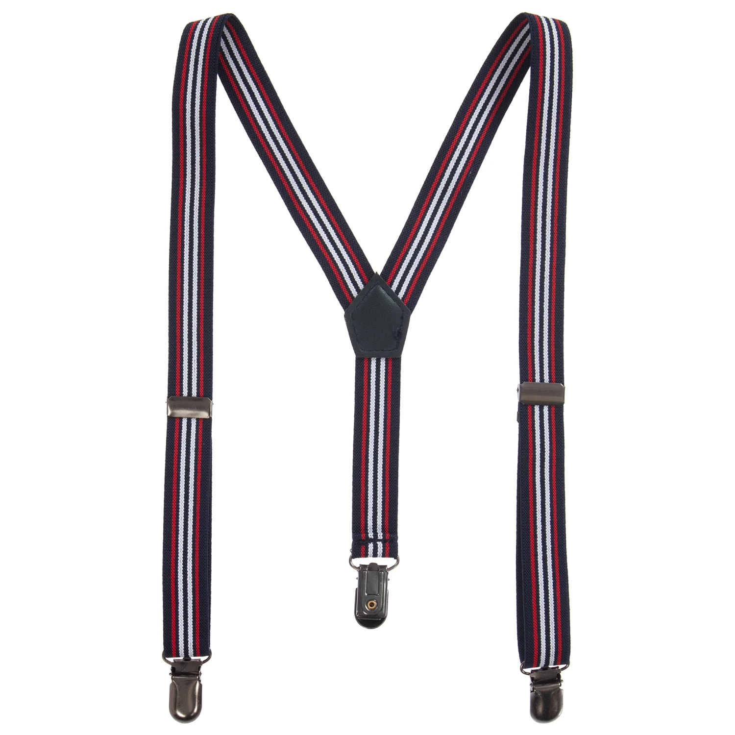 IDO Junior Red & Blue Stripe Braces 1 IDO Junior Red & Blue Stripe Braces