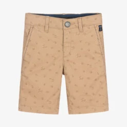 IKKS Boys Beige Cotton Shorts -The Little Outfit Sales Store ikks boys beige cotton shorts 506187 ce47408363be875d0f408b63c8d5595a3bbd38dc
