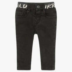 IKKS Boys Black Denim Jeans