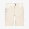 IKKS Boys Ivory Denim Shorts