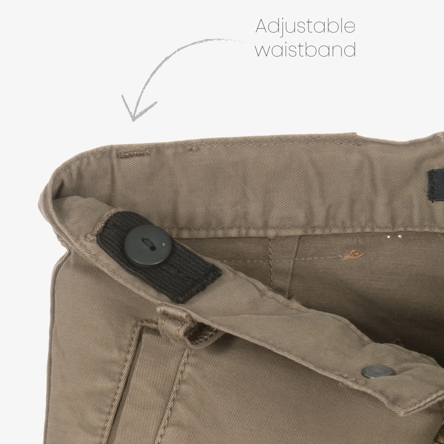 IKKS Brown Cotton Cargo Trousers 3 IKKS Brown Cotton Cargo Trousers - Image 3