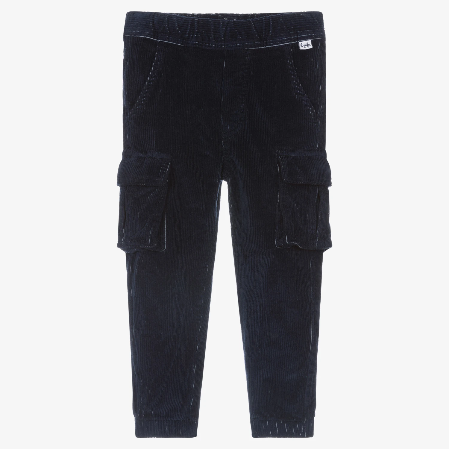 Il Gufo Blue Corduroy Cargo Trousers 1 Il Gufo Blue Corduroy Cargo Trousers