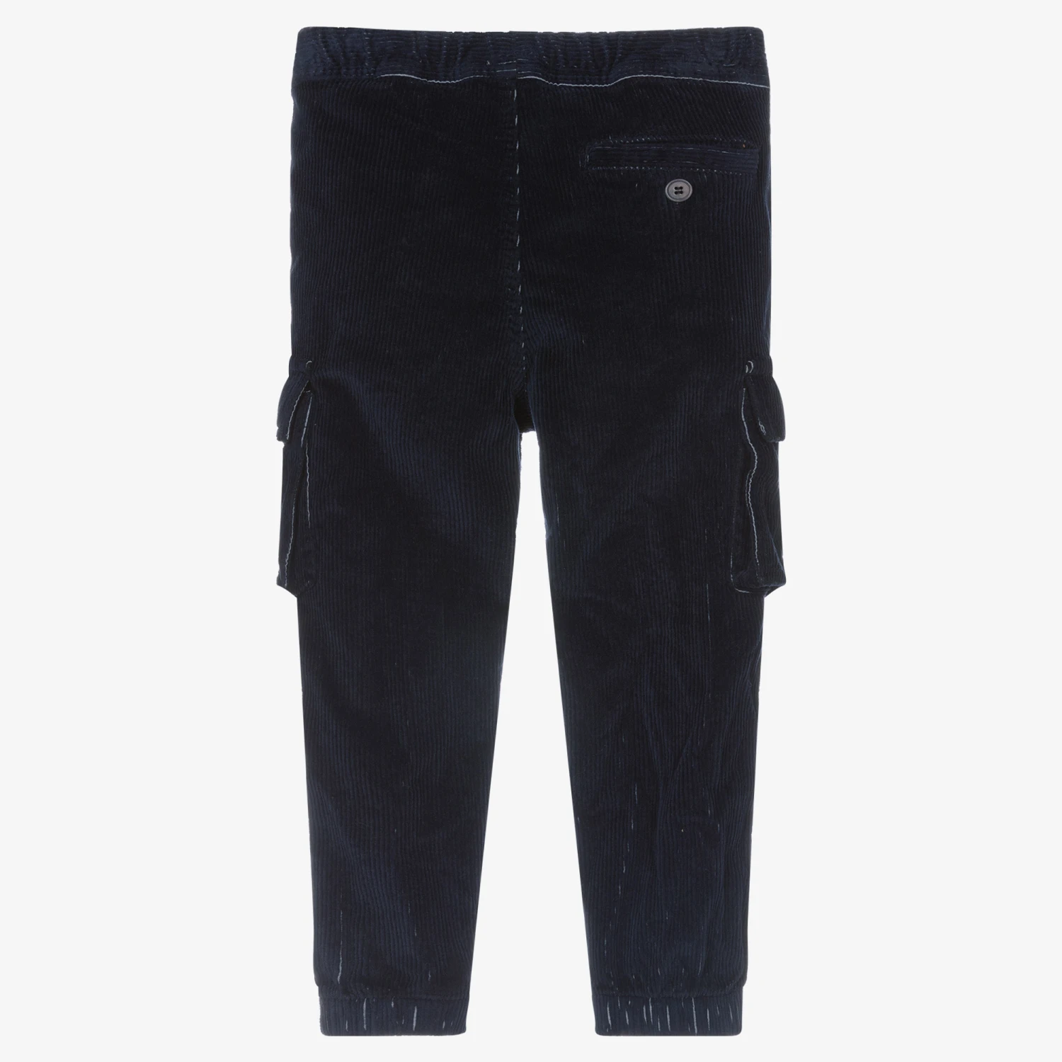 Il Gufo Blue Corduroy Cargo Trousers 3 Il Gufo Blue Corduroy Cargo Trousers - Image 3